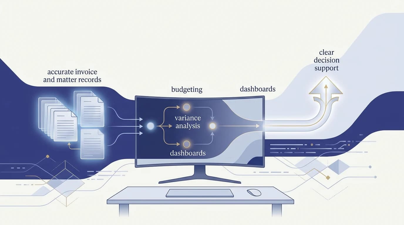 Legal spend analyst jobs: from clean data to decision support illustration for Legal Ops Careers